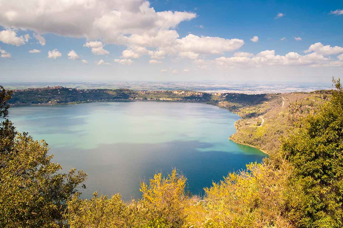 Lago di Castel Gandolfo ad Albano Castelli Romani